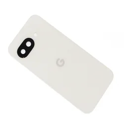Premium Battery Back Cover with Integrated Camera Lens Protection (White  Pixel 9A)