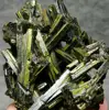 Natural Green Tourmaline Quartz Crystal Cluster Mineral Energy Gem Gift Room Decoration Home Furnishings 2