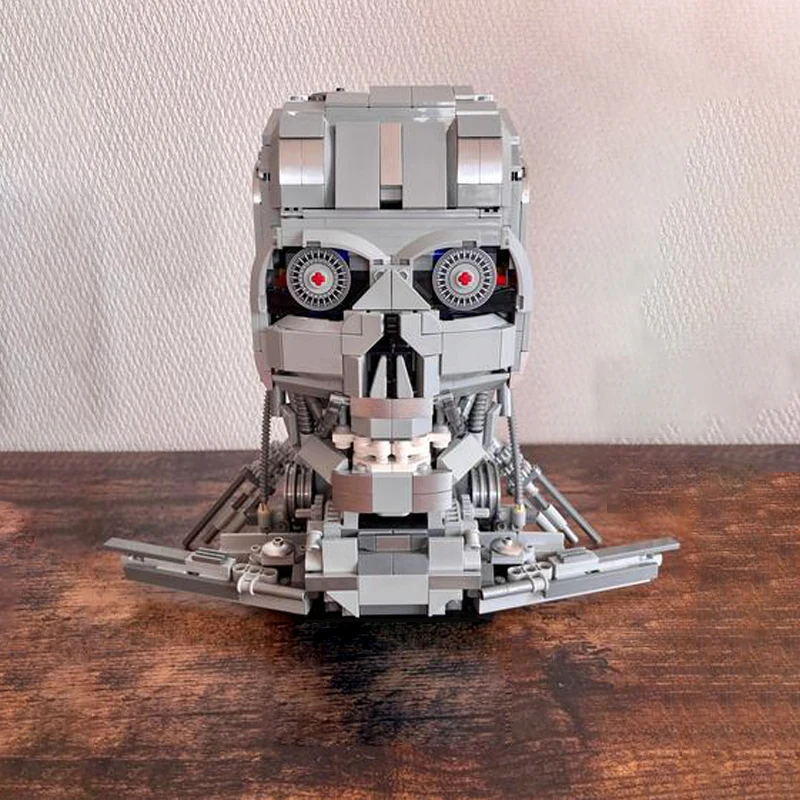 NEW MOC Terminator T-800 Endoskeleton Bust MOD Version 10300