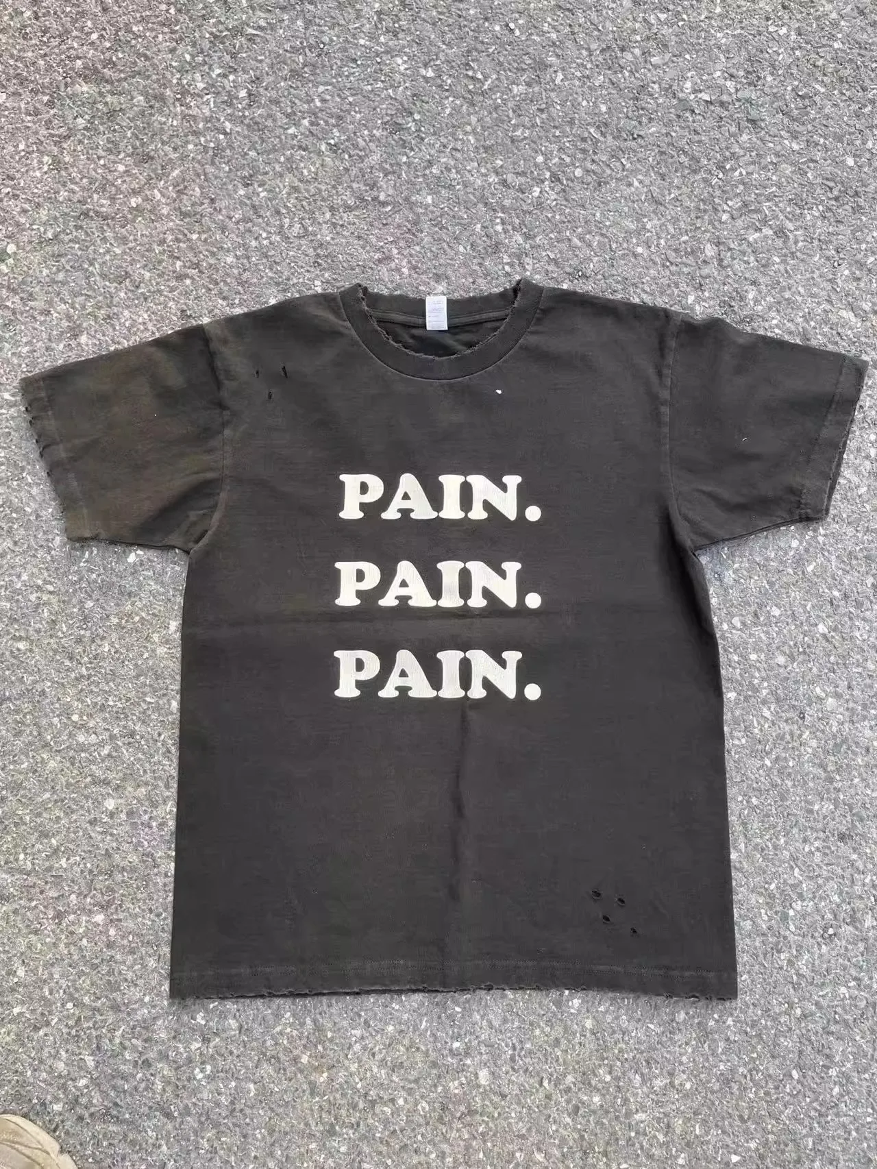 

2024 Number nine PAIN tee vintage washed old T-shirt TX1044