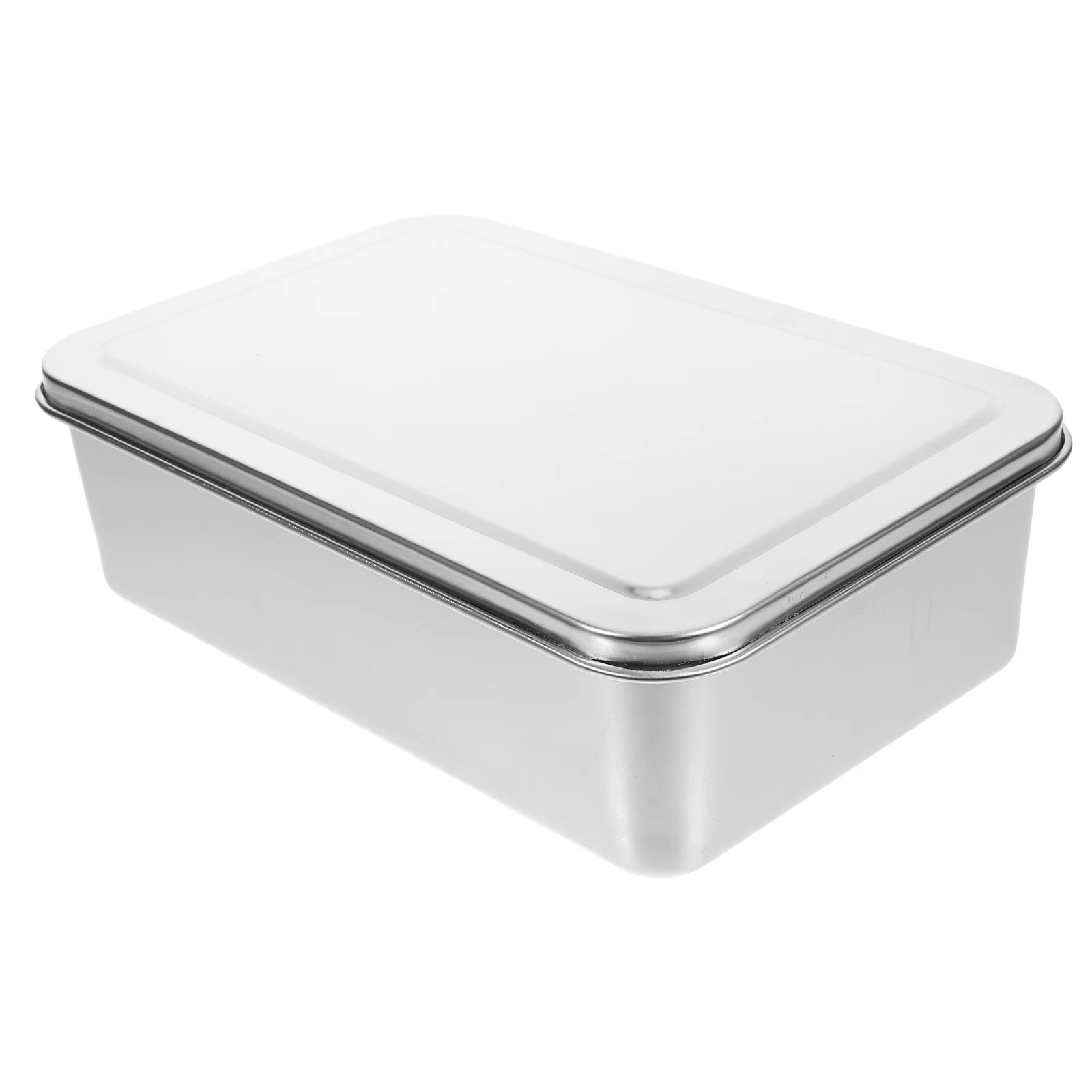 ステンレス鋼ケーキパンパン蓋付きテフロン加工ベーキング長方形パン