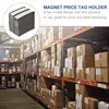 50pcs Magnetic Label Holders C Channel Label Holders Practical Price Sign Holders 5