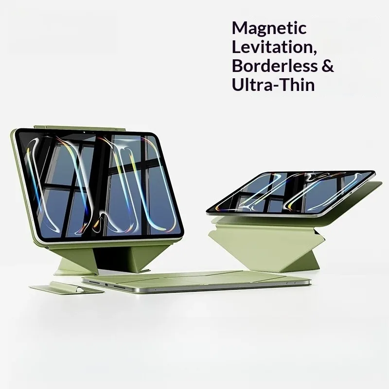 ZOYU Magnetic Double-Sided Clip Case with Elevated Support