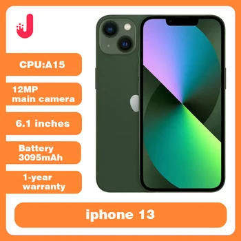 Unlocked Apple iPhone 13 6.1" Retina XDR OLED RAM 4GB ROM 128/256GB Face ID A15 IOS 5G  iPhone13 Smartphone