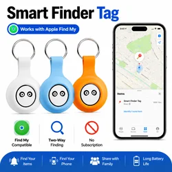Smart Bluetooth Tracker with Anti - Lost Key Finder for Wallets and Backpacks (Orange)