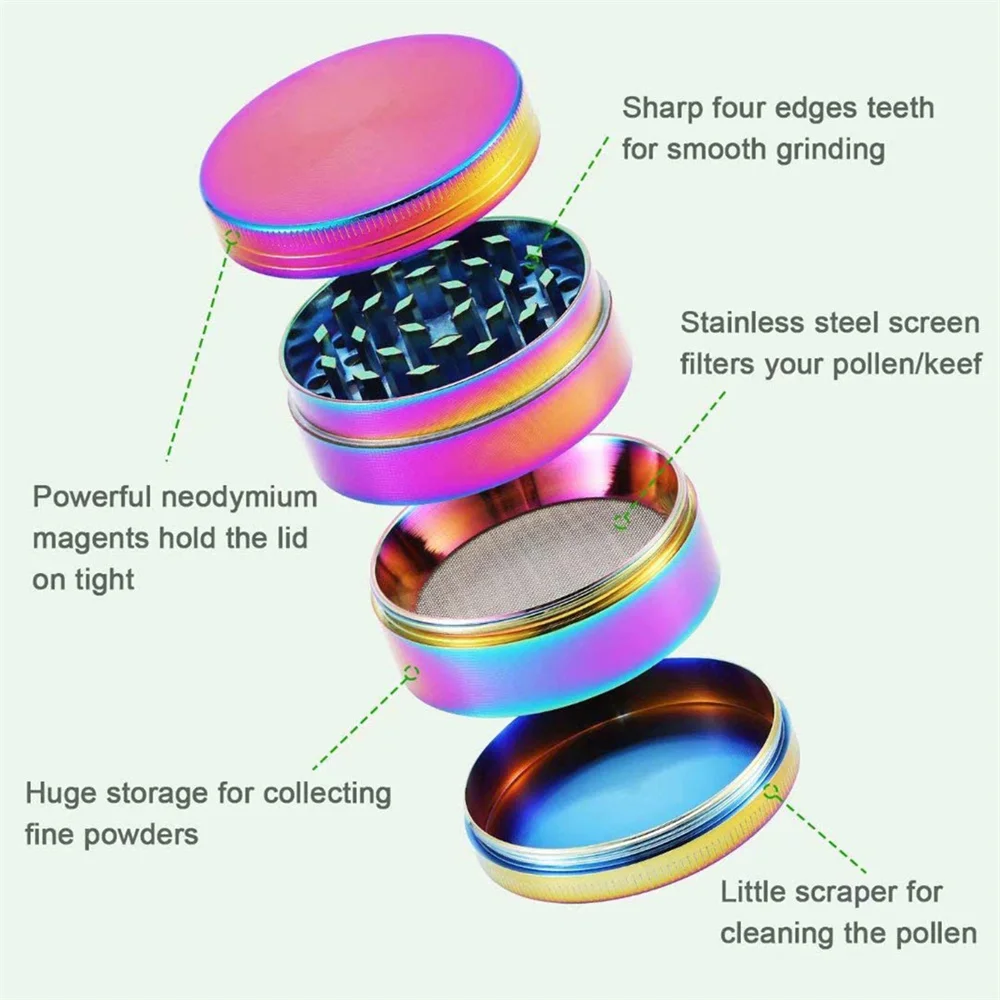 Mini Zinc Alloy Metal Hemp Pepper Pot Spice Mill Dry Herb Smoke Cigarette Accessories Herbal Tobacco Grinder 40mm 4 Layers herb grinder,smoking accessories,tobacco smoking accessories,tobacco grinder