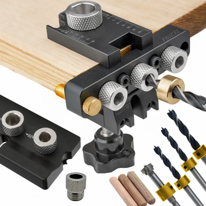 PrecisionJigDowelCamJig3In1DowellingJigMasterKitWoodHole