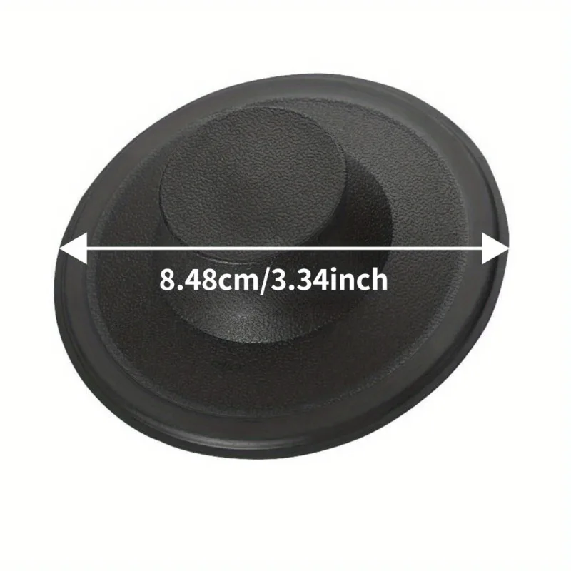 1pc/2pcs Küche Waschbecken Stopper Schwarz Kunststoff Waschbecken Stecker Ablauf Stopper Ersatz Müll Entsorgung Stopper Küche waschbecken Abfluss – Detail 1