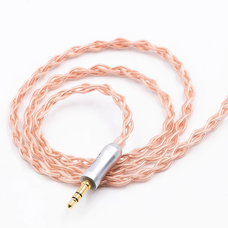 

BQEYZ 4 Core Crystal Copper Cable 0.78mm 2 Pin In-Ear Monitor Balanced Hifi Detachable Earphone Hook Replacement Wire