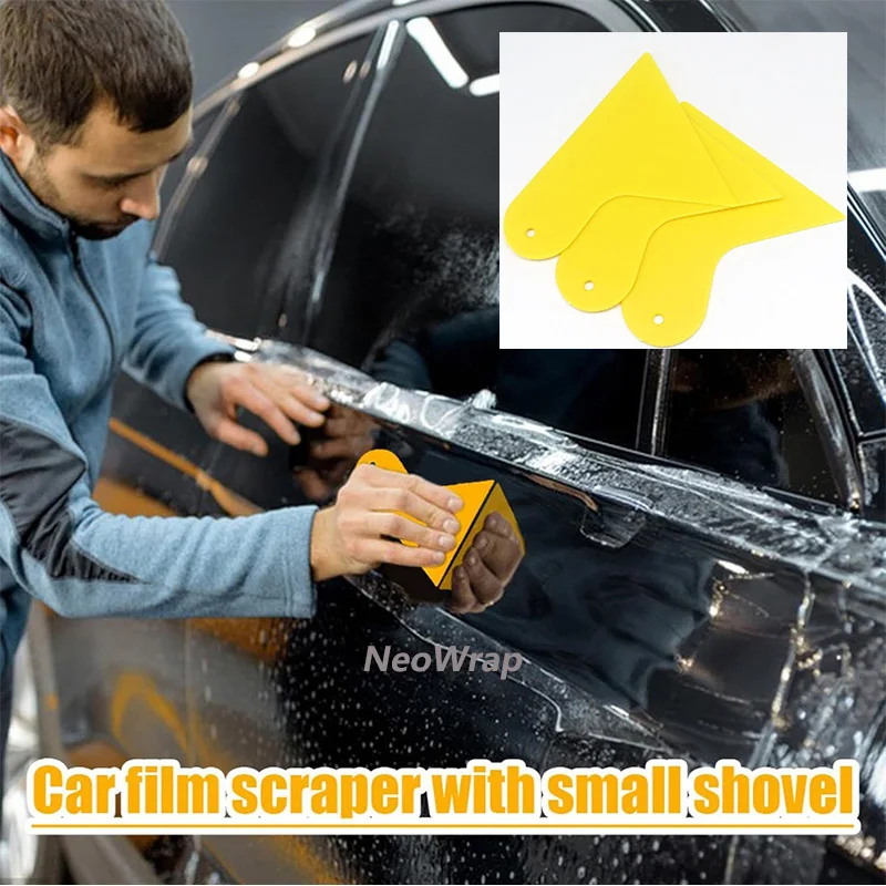 Car Plastic Scraper for Remove Decals Stickers Spatula Spreader for Applying Fillers Putties Caulks Paint Putty Knife