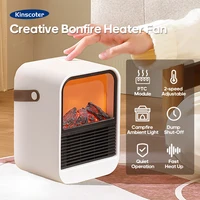 Fireplace Electric Heater Portable Desktop  Heating Stove Radiator with 3D LED Flame for Indoor Home Office Room Festival Gifts 1