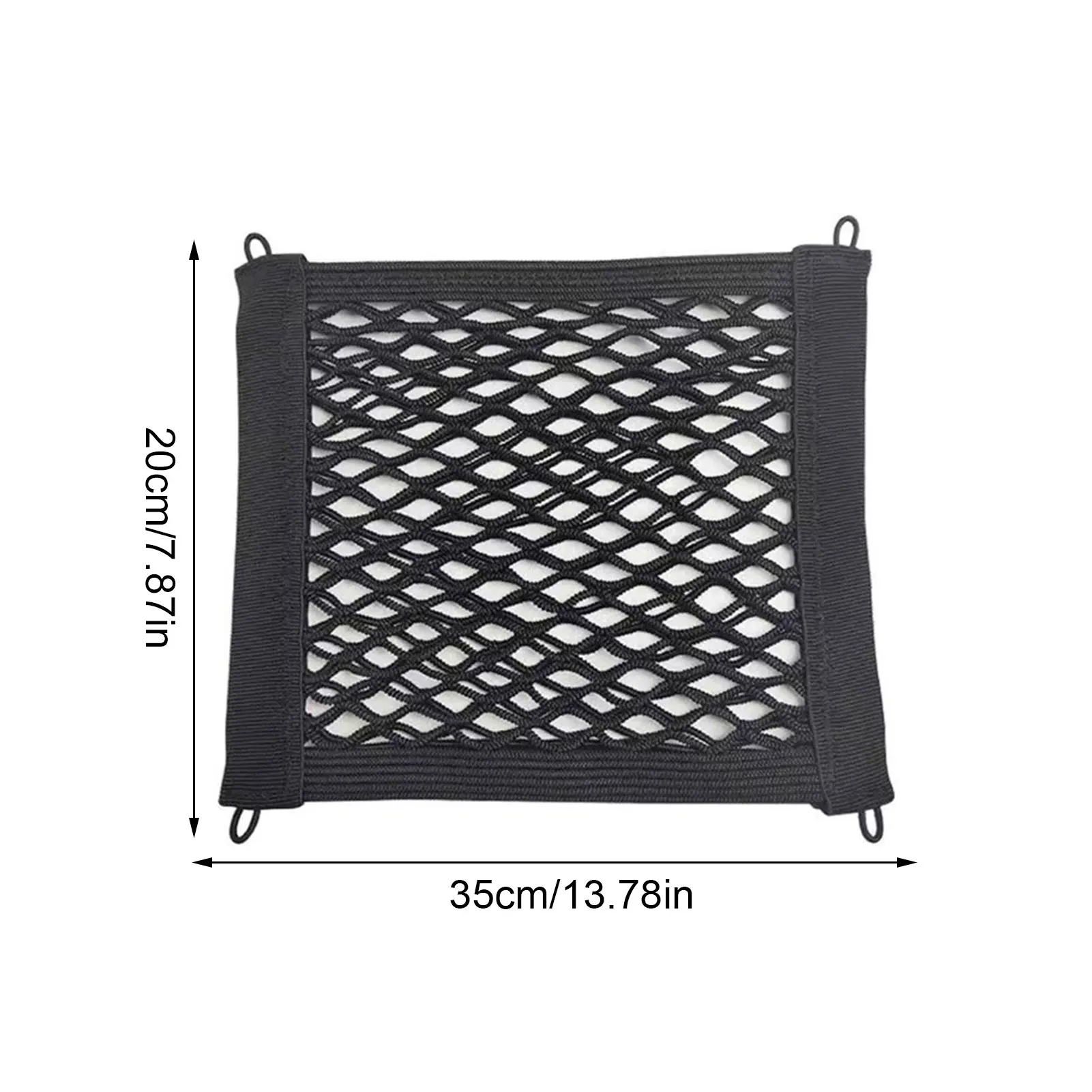 Motorcycle Bungee Cargo Net Strong Stretch Heavy-Duty Storage Cargo Net Stretchable Elastic Trunk Storage Mesh Luggage Rack