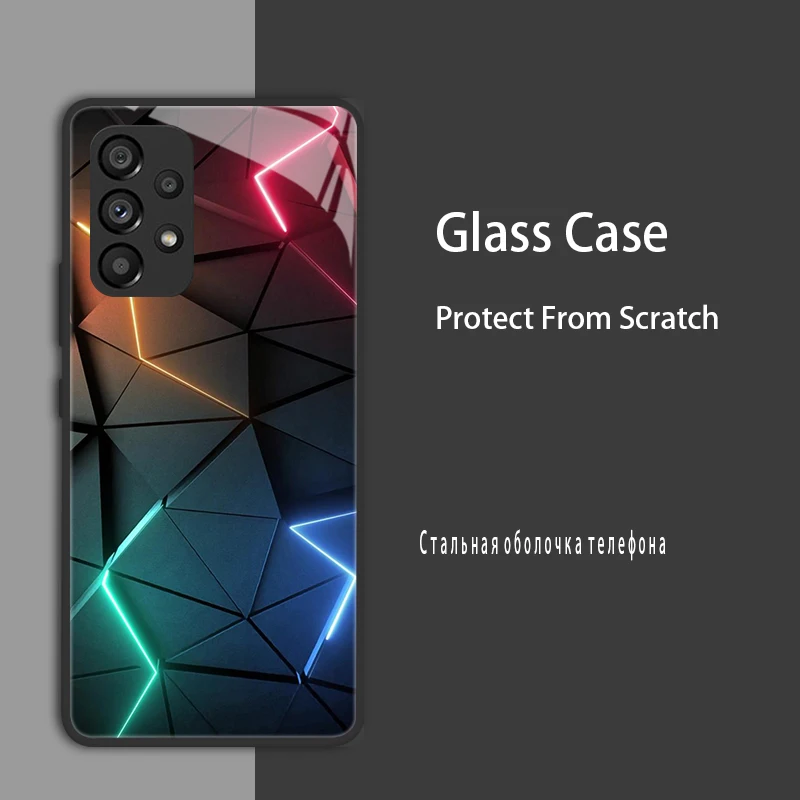 Advanced Protective Tempered Glass Phone Case with Hard Coque Bumper