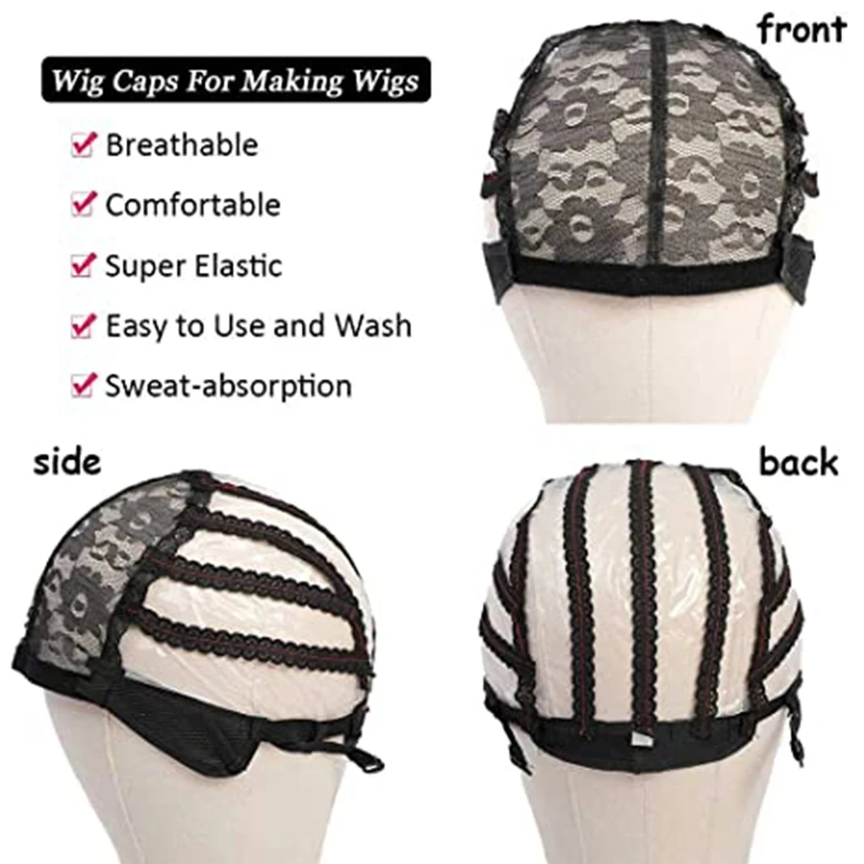 4x4 U Part Lace Wig Cap For Making Wigs Mesh Silk Base Dome Cap