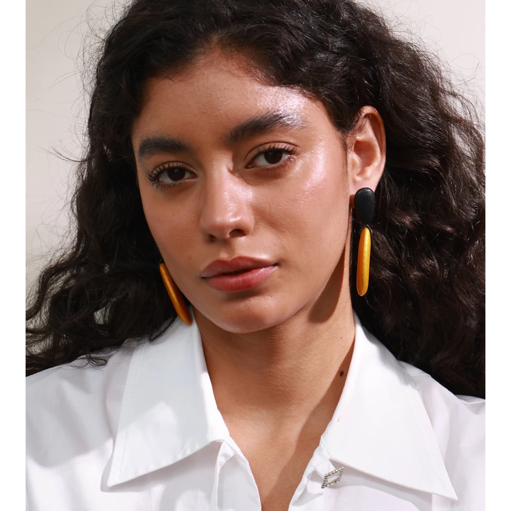 Yhpup Earrings Geometric Drop Dangle