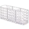 Acrylic Cosmetic Storage Box Makeup Brush Holder Organizer Lipstick Eyebrow Pencil Bathroom Storage Display Stand Diamond 4
