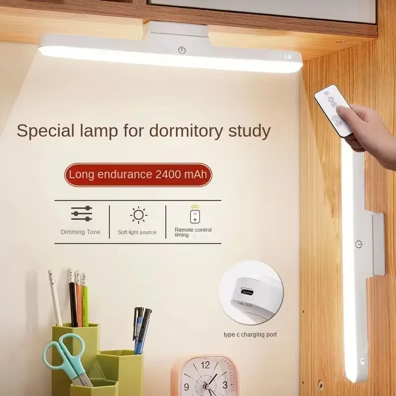 Modern LED Wall Lamp Indoor Background Decorative Lighting Desk Lamp Hanging Magnetic Remote Control Wall Light USB Rechargeable