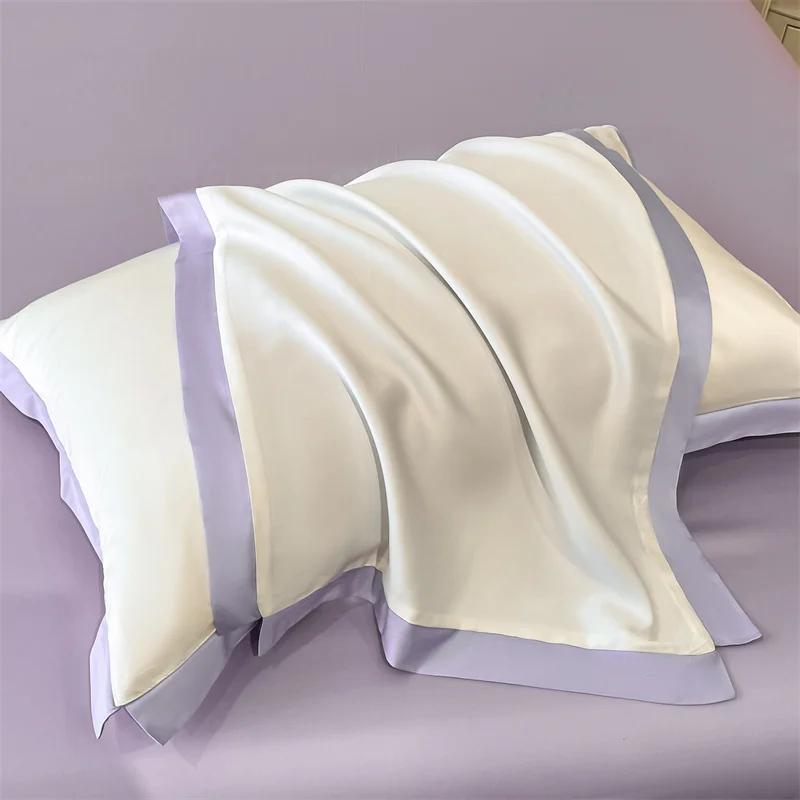 Paquete de 2 fundas de almohada de satén SoftTouch, cierre de sobre suave y sedoso, prevención de rotura del cabello, resistente a las arrugas