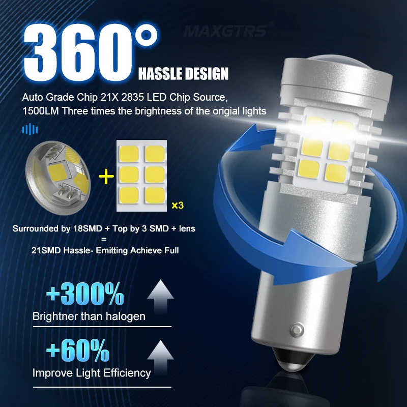 2x1156 BA15S P21W T20 W21W 7440 LED  ȣڻ    Led    ڵ   ȣ 