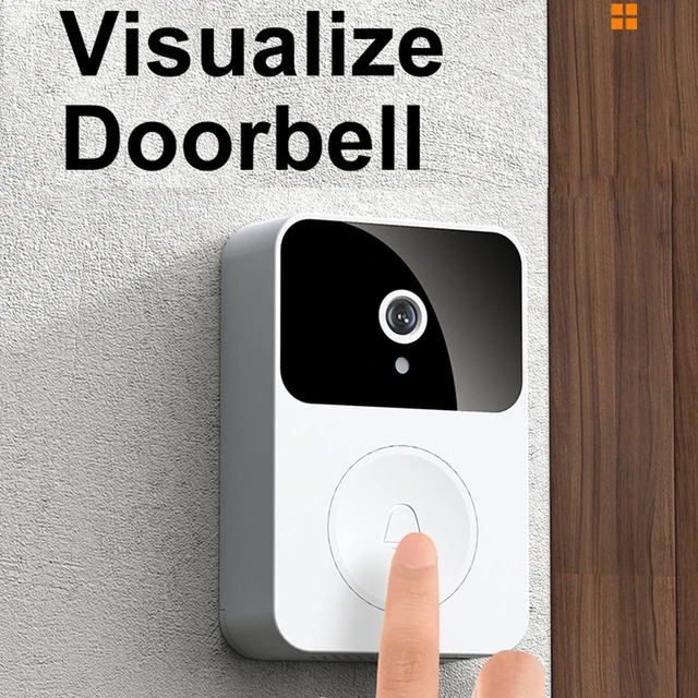 x9 Wireless Video Doorbell Camera Visual Smart IP Doorbell Night Vision Real-Time Monitoring Remote Intercom Security Door Bell 1