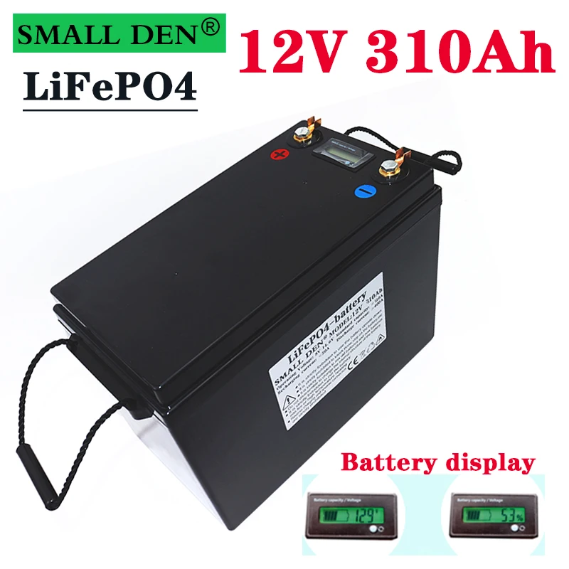 

12V 310Ah Lithium Iron Phosphate Battery 12.8V Lithium Iron Phosphate RV Camper Golf Cart Off-Road Off-Grid Solar Wind Battery