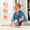 Children's Wooden Montessori Variable Shape Matching Column Creative Building Blocks Early Education Toy Baby Puzzle Blocks 2