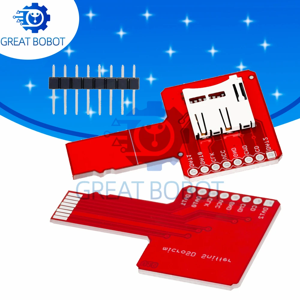 1 ~ 3PCS Micro SD Sniffe TF Karte SPI Adapter Board Modul für Arduino
