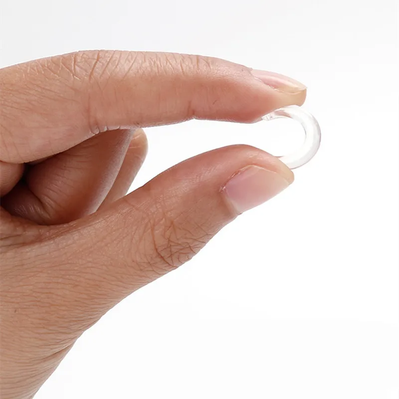 8pcs/set silicone invisible ring size adjuster transparent ring adjuster reducer sizer fit any rings