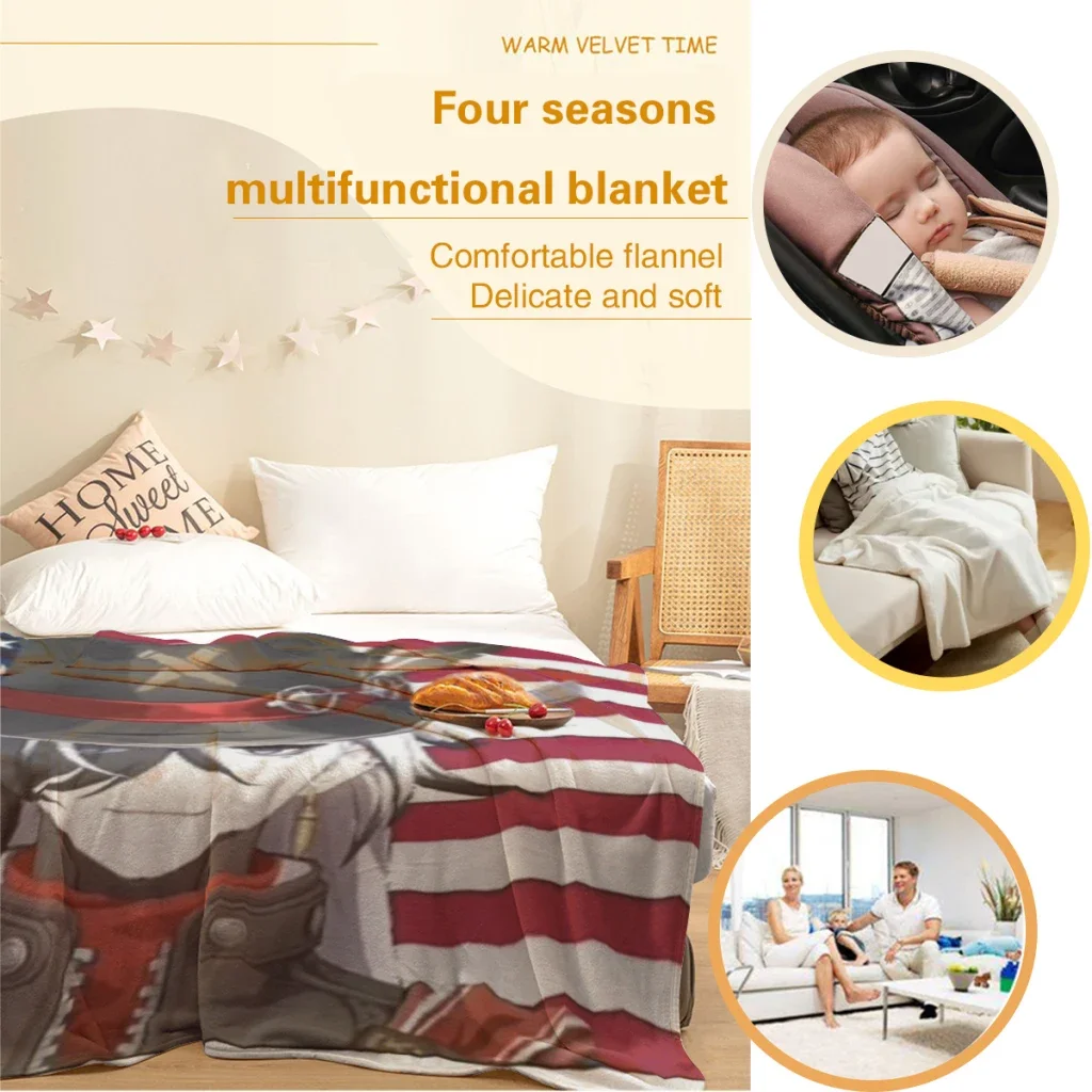 boothill  Thin Blanket Soft comforter sets throw for Couch Warm Flannel Blankets Bedroom Summer Blanket 4