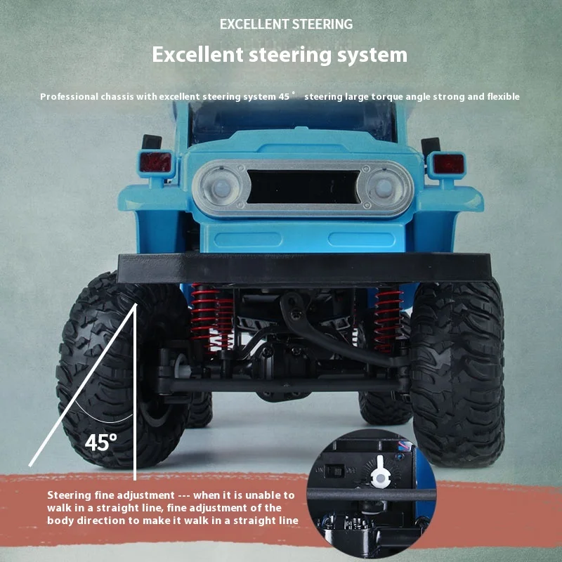 1/12 Mn40 Rc Car 2.4ghz Mini Remote Control Car Simulated Climbing Off-road Car Model Adults Rc Car Toys Christmas Gifts 3