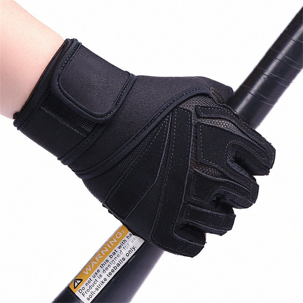 Weightlifting Gloves Silicone Fitness Bodybuilding Dumbbell Training Crossfit Gym for Man Women