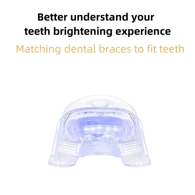 Home Teeth Whitening Apparatus Set Whitening Lamp Needle Gel Teeth Whitening Apparatus Set Teeth Cleaner