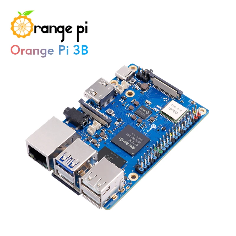 Laranja pi 3b com Emmc Case Ventilador Dissipador de Alimentação Cartão sd para Opi 3b Rk3566 64 Bits gb gb gb de Ram 256g Opcional - Imagem 5
