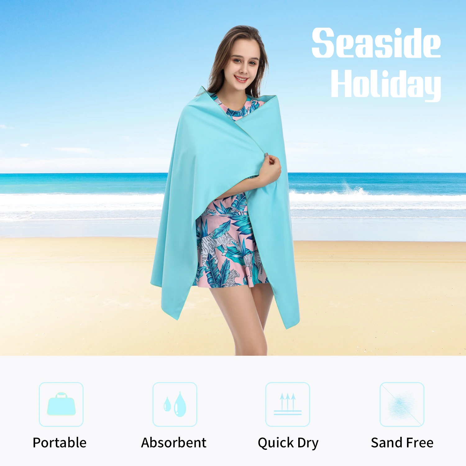 Serviette de sport extérieure à séchage rapide pour la plage_voghion.com