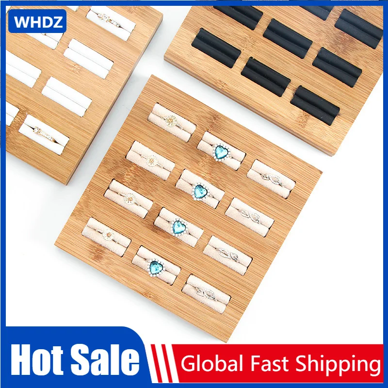 

12 lot Ring Display Showcase Organizer Tray Ring Box Earring Necklace Bracelet Pendant Display Organizer Jewelry Storage