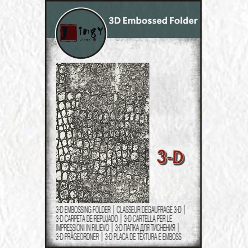 Description Picture 4 of item3d Embossing Folder Background Embossing Plastics Folder for Scrapbooking DIY Card Making Supplies Craft Decoration Folders 2023