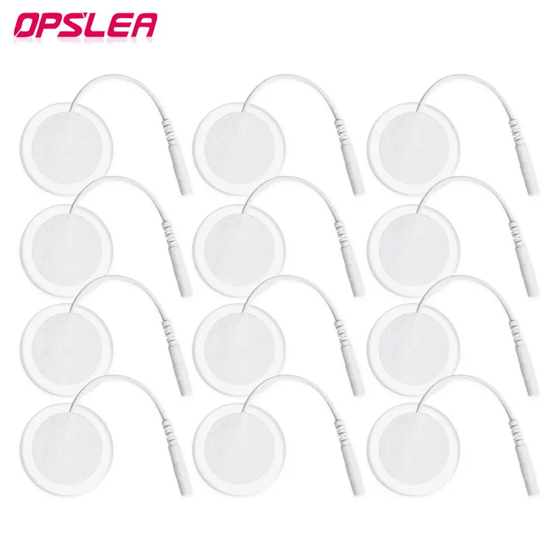 10/20PCS Self Adhesive Replacement Tens Electrode Pads Round Patch Muscle Stimulator Electric Digital Machine Massager Sticker