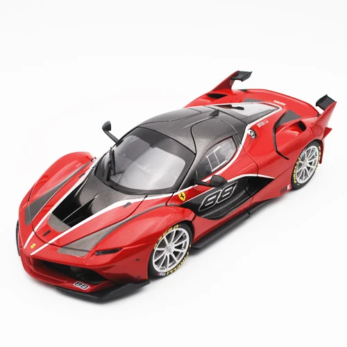 

1:18 Ferari FXX K Hardcover Edition Red Simulation Alloy Car Model Genuine B383