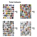 4 sheets