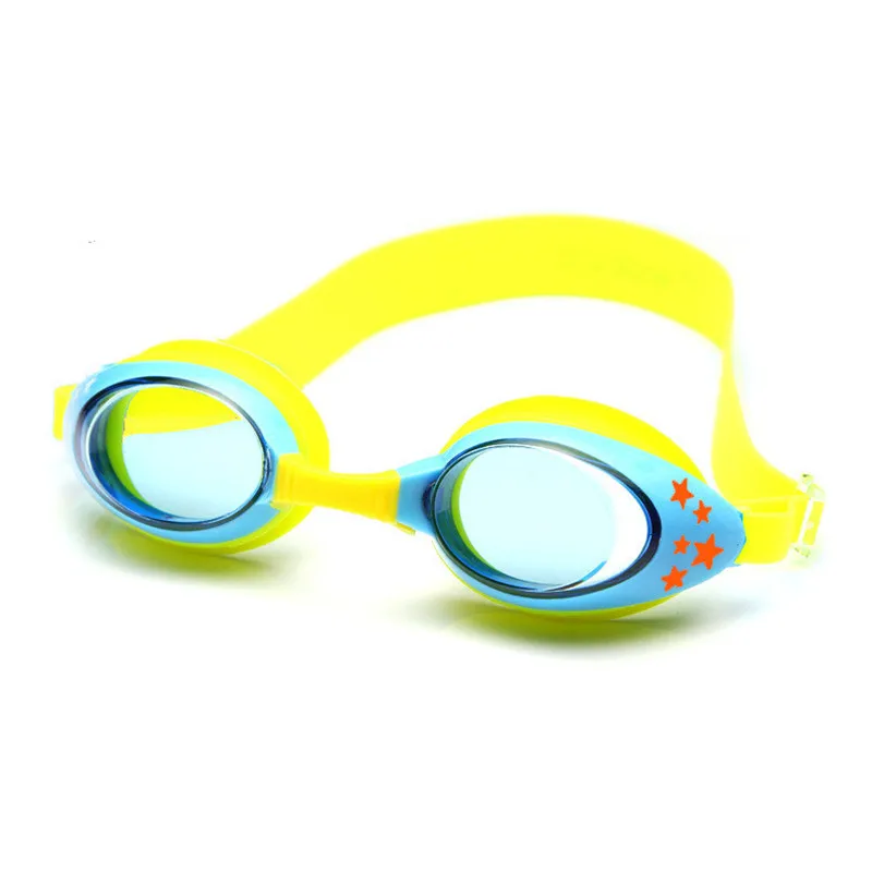 Kids Swimming Goggles Children 3-12Y Wide Vision Anti-Fog Anti-UV Swim Glasses Pool Eyewear with Ear Plugs Swim Cap set 3