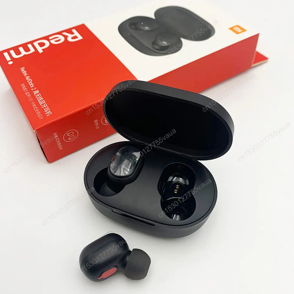  Para Redmi AirDots 2 Auriculares inalámbricos Bluetooth V5.0  True Wireless Stereo Wireless Auriculares inalámbricos con estuche de carga  inalámbrica 12 horas de duración de la batería (Airdots+cubierta de  silicona) : Electrónica