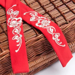 Hanfu – accessoires à double usage, ceinture, bandeau brodé, Style Arts martiaux, cravate ethnique, bijoux de Style ancien 