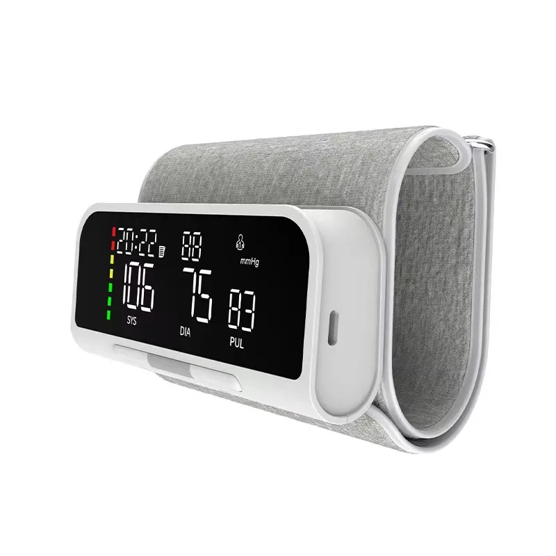 English Voice Arm Rechargeable Long Time Use Medical Blood Pressure Monitor Digitial LCD Large Screen Sphygmomanometer blood pressure monitor blood pressure meter