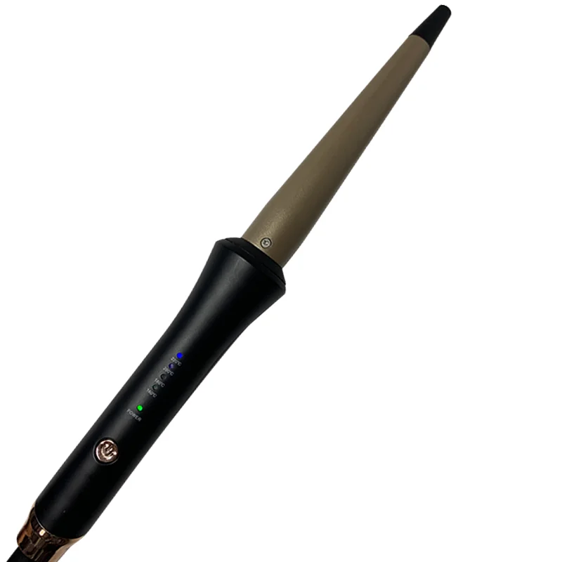 

Бигуди для парикмахерской, коническая плойка, Однотрубная керамическая глазурованная электрическая бигуди для завивки волос груши, цветка, 110-240 В