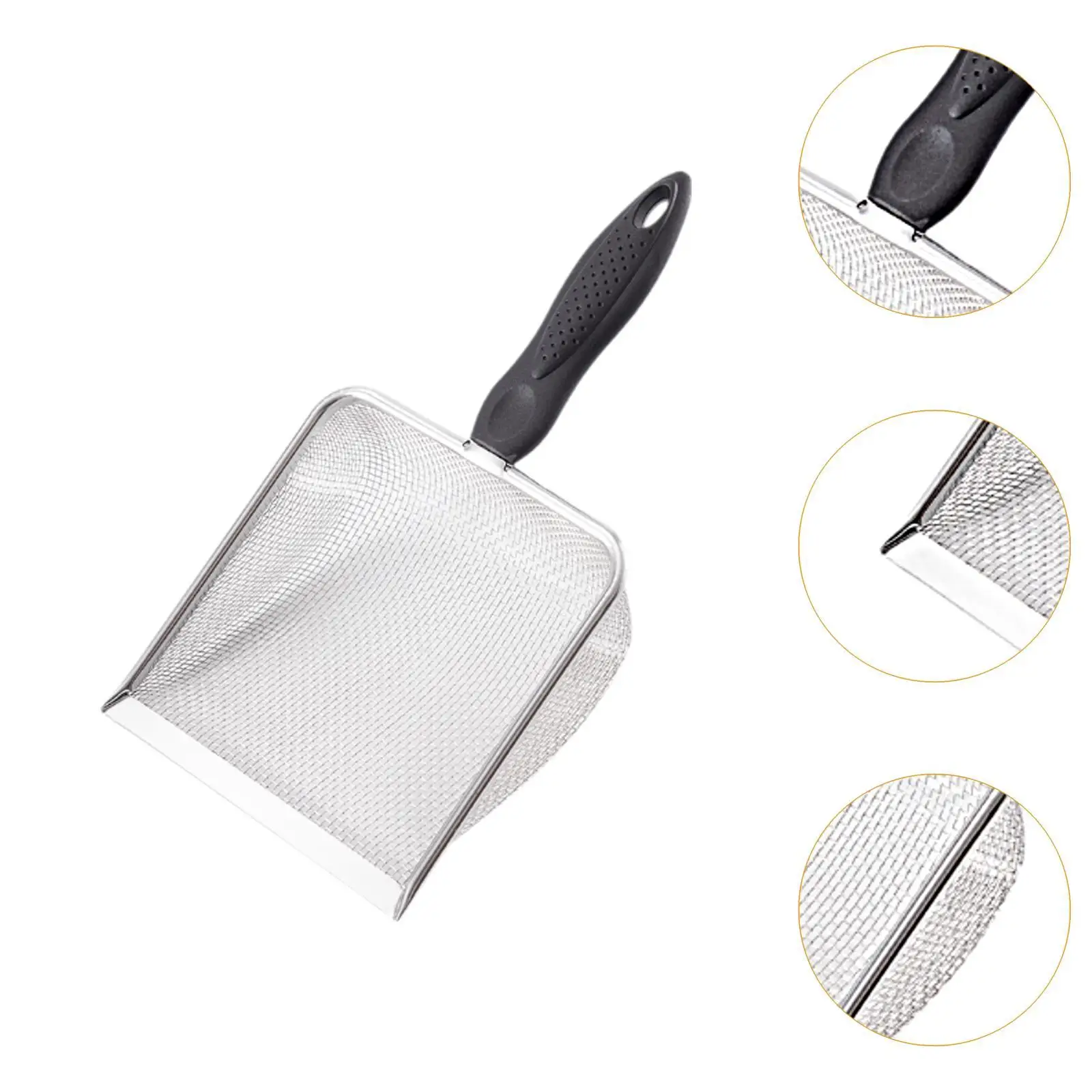 Cats Litter Scooper Waste Spoon Heavy Duty Portable Cleaning Supplies Cat Litter Scoops Sifting Shovels for Box Kittens