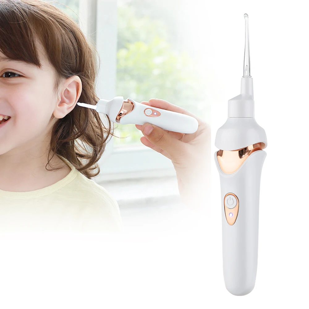 HomeEarCordlessSafeVibrationPainlessVacuumEarWaxPickupCleaner