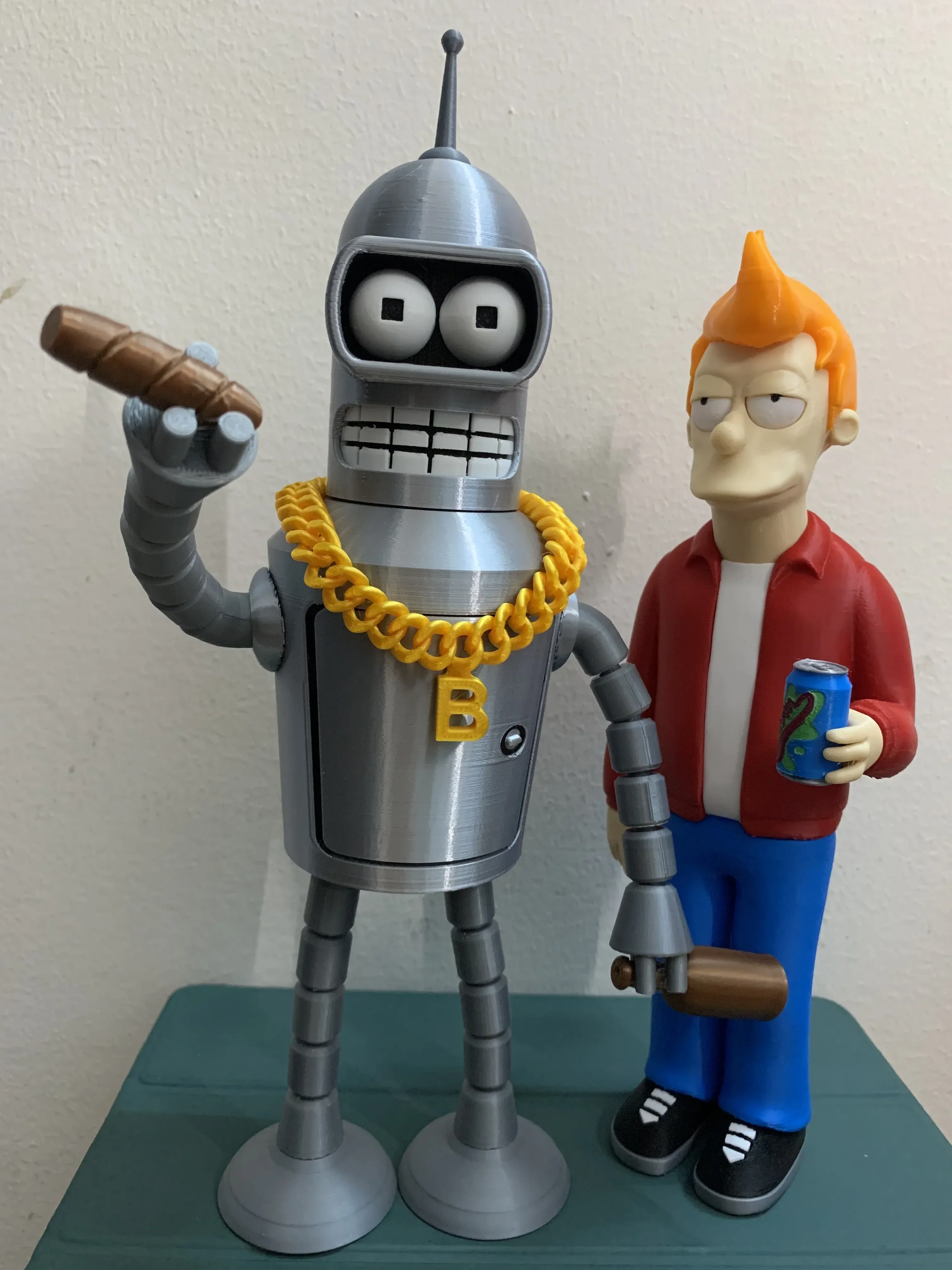 Auf Lager Cartoon Futurama Fry & Bender Actionfigur Modell Spielzeug Geschenke für Kinder – Detail 9