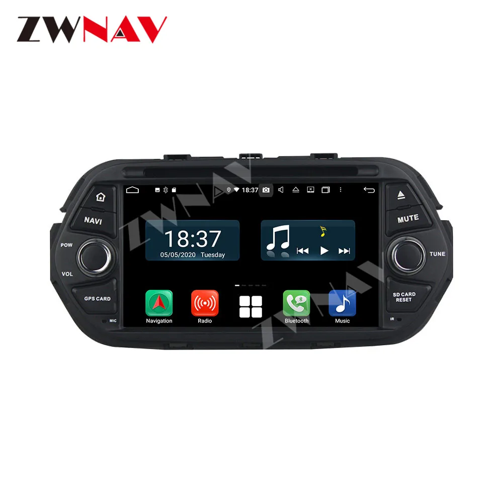 ZWNAV Android 12.0 Carplay For FIAT EGEA TIPO 2015-2017 Dodge Neon  2015-2018 8+128GB GPS Navigation Multimedia Player Auto Radio