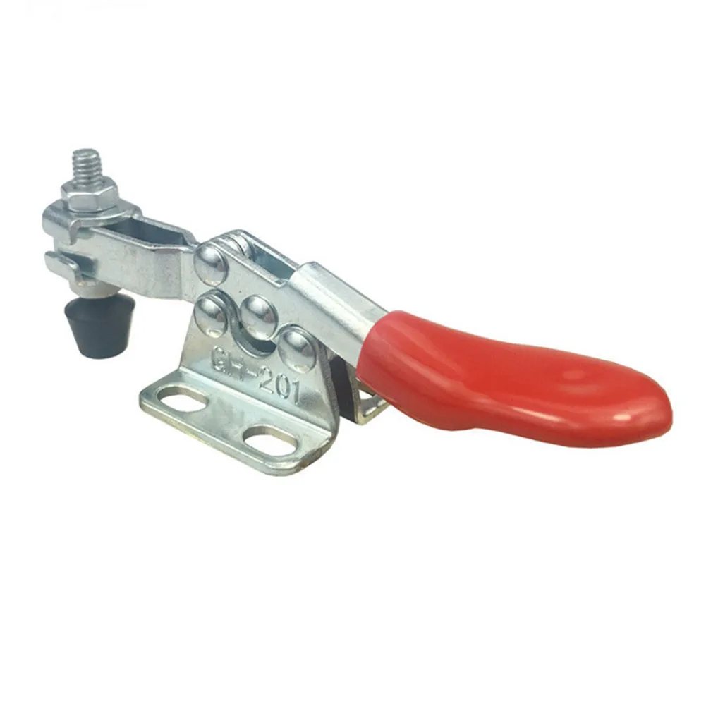 

Quick Clamp Toggle Clamp 27Kg 60lbs Clamping Force Fixture GH-201L Hand Tools Heavy Duty Horizontal Quick Fixture