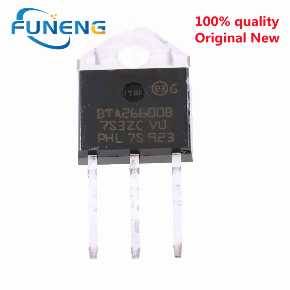 5pcs/lot BTA26-600B TO-3P BTA26600B TO3P BTA26-600 25A TRIACS | Электронные компоненты и принадлежности
